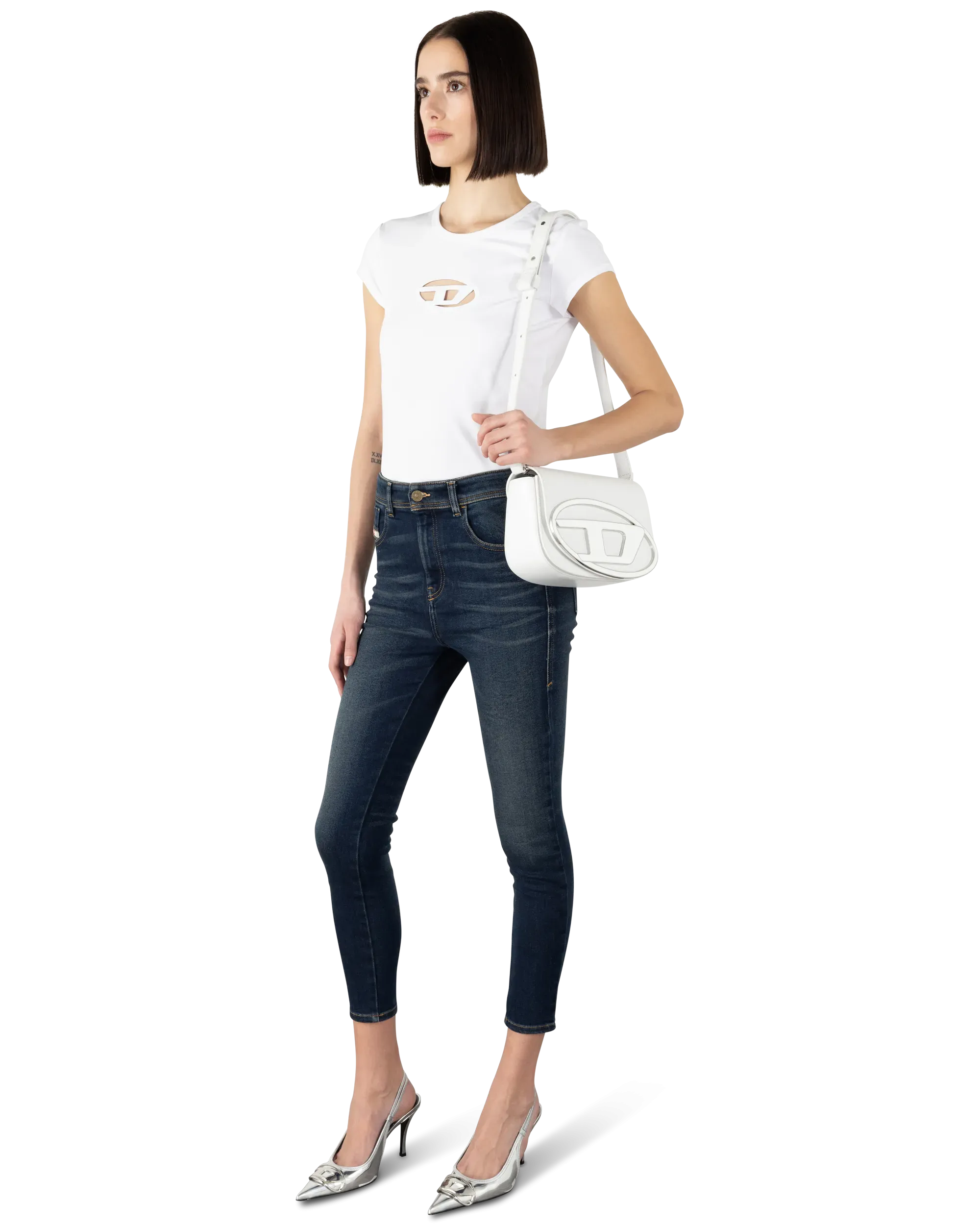1DR M-Iconic Leather Medium Shoulder Bag