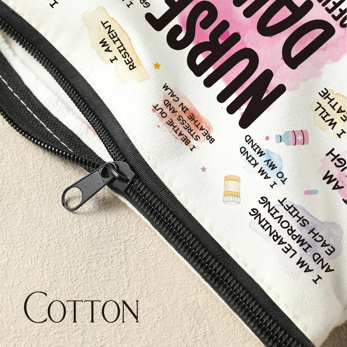 6 PCS Nurse Gifts for Women Makeup Bag Gifts for Nurses Female Nursing Gifts Nurse Appreciation Gifts RN Gifts for Nurses Her Coworker Graduation Retirement Cosmetic Bag Travel Toiletry Bag