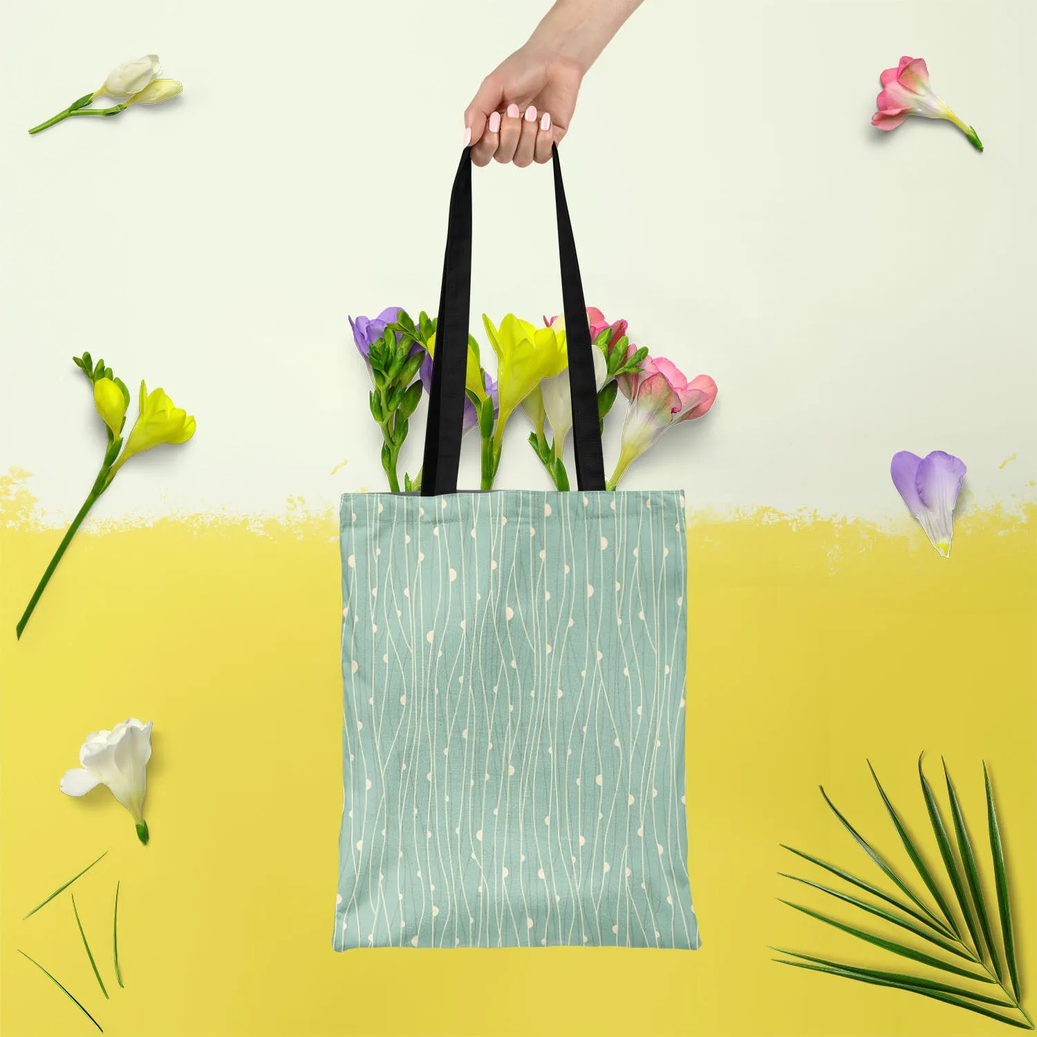 Abstract Style D1 Tote Bag Shoulder Purse | Multipurpose