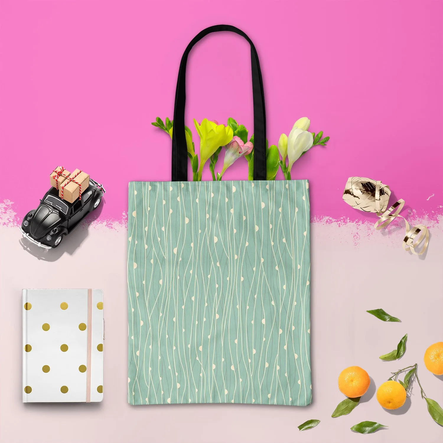 Abstract Style D1 Tote Bag Shoulder Purse | Multipurpose