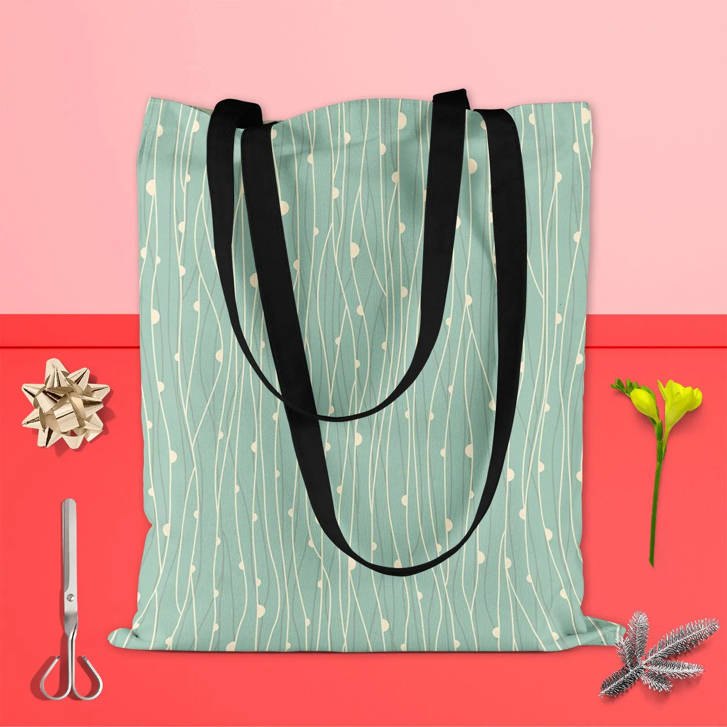 Abstract Style D1 Tote Bag Shoulder Purse | Multipurpose