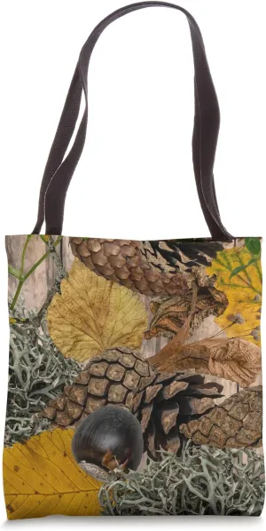 Aesthetic Autumn Pinecone & Acorns Naturecore Aesthetic Tote Bag
