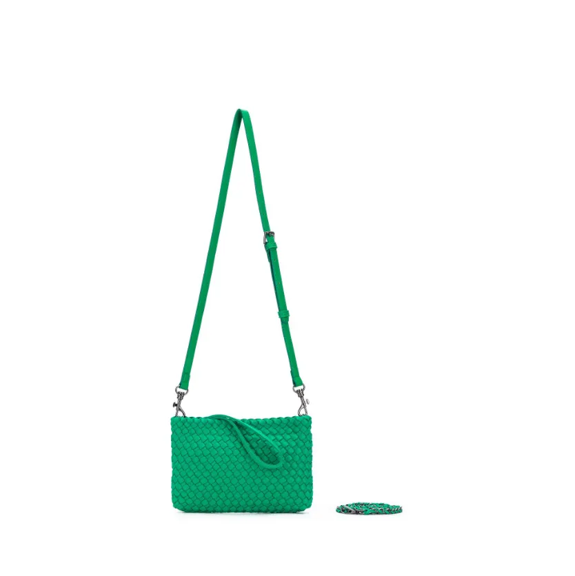 Black Caviar Designs Clutch Crossbody Bag - Aria Green