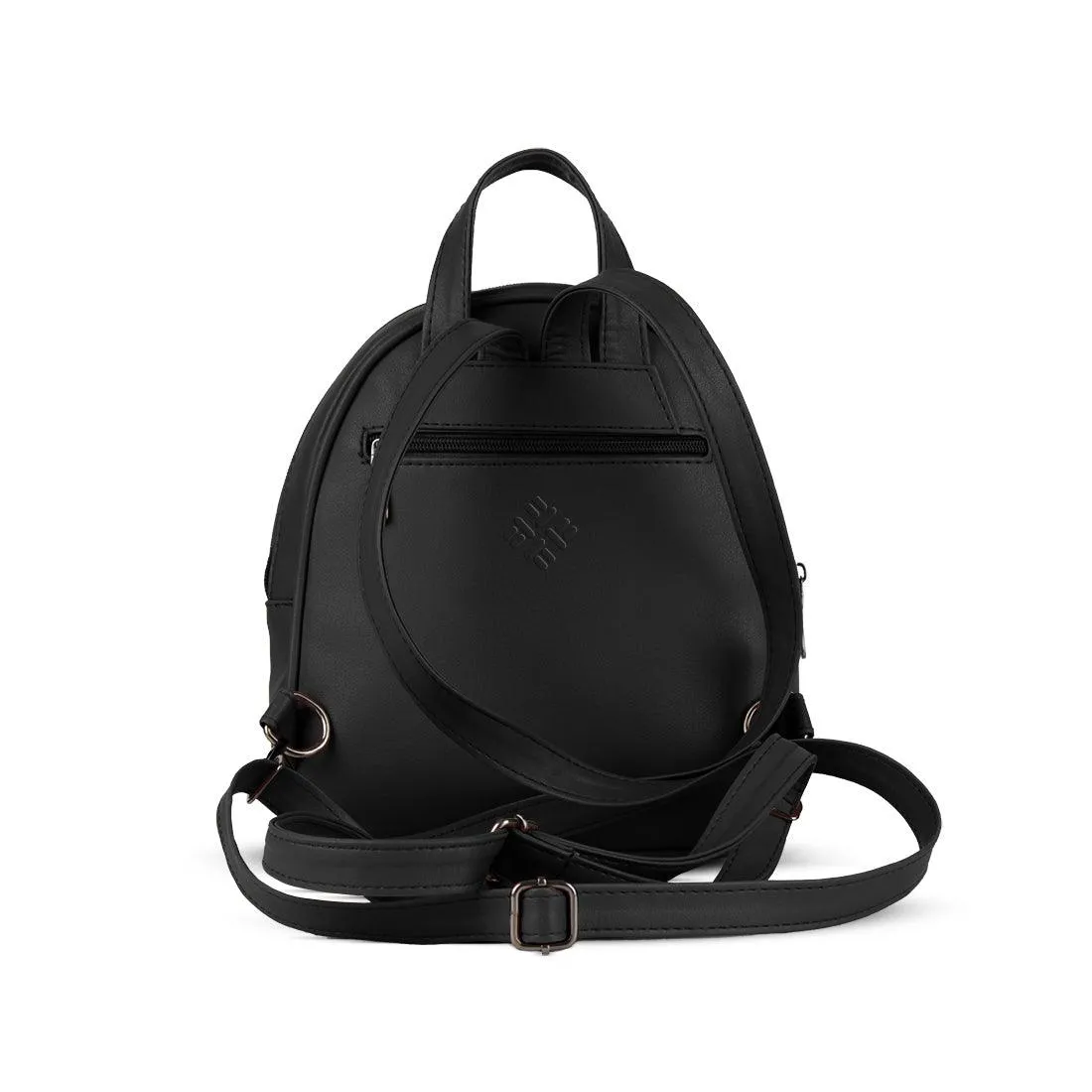 Black O Mini Backpacks Zig Zag