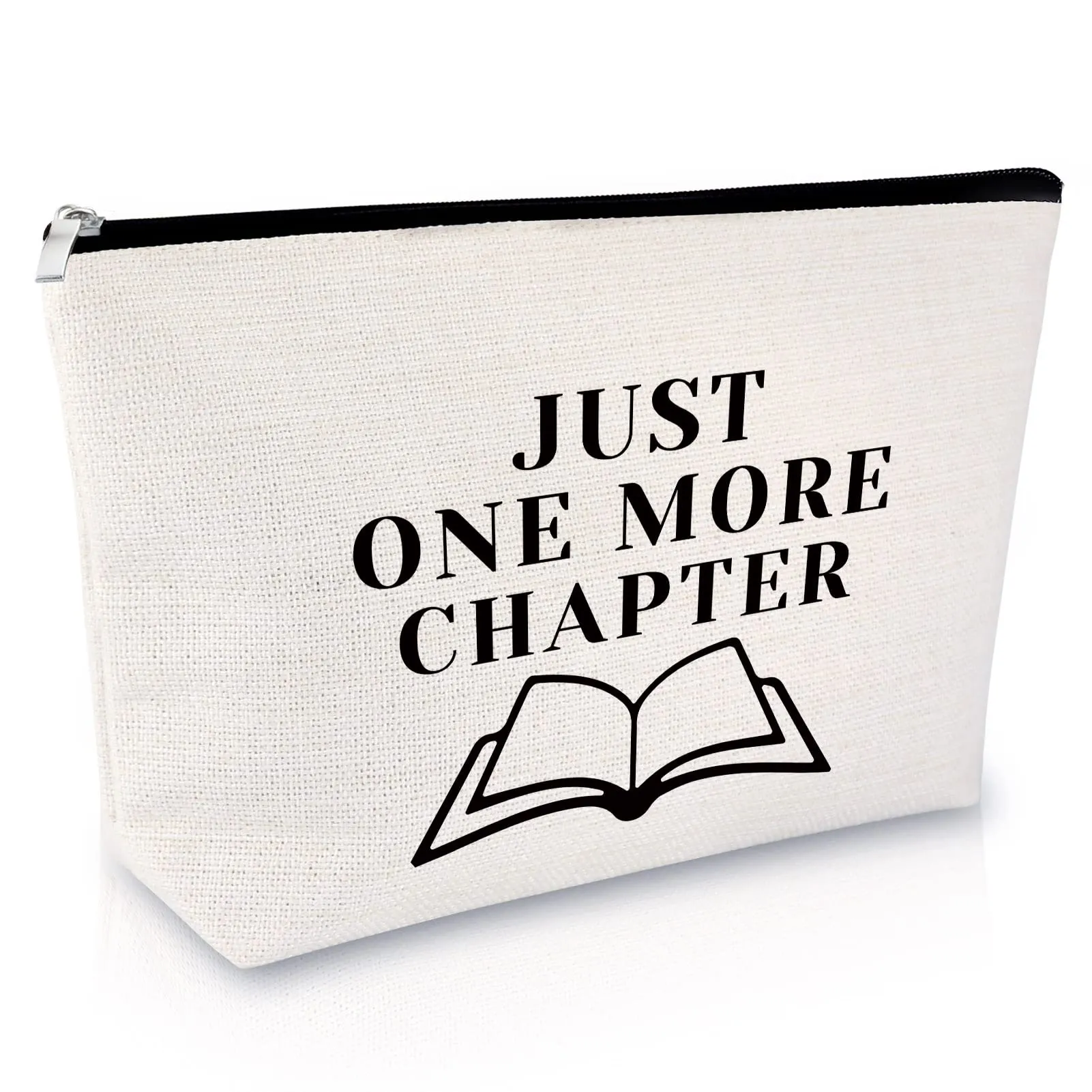 Book Lover Gift Reading Book Club Gift Makeup Bag Reading Lover Gift for Librarians Friend Cosmetic Bag Book Themed Gift Bookworm Gift Bibliophile Gift Birthday Graduation Gift Travel Cosmetic Pouch