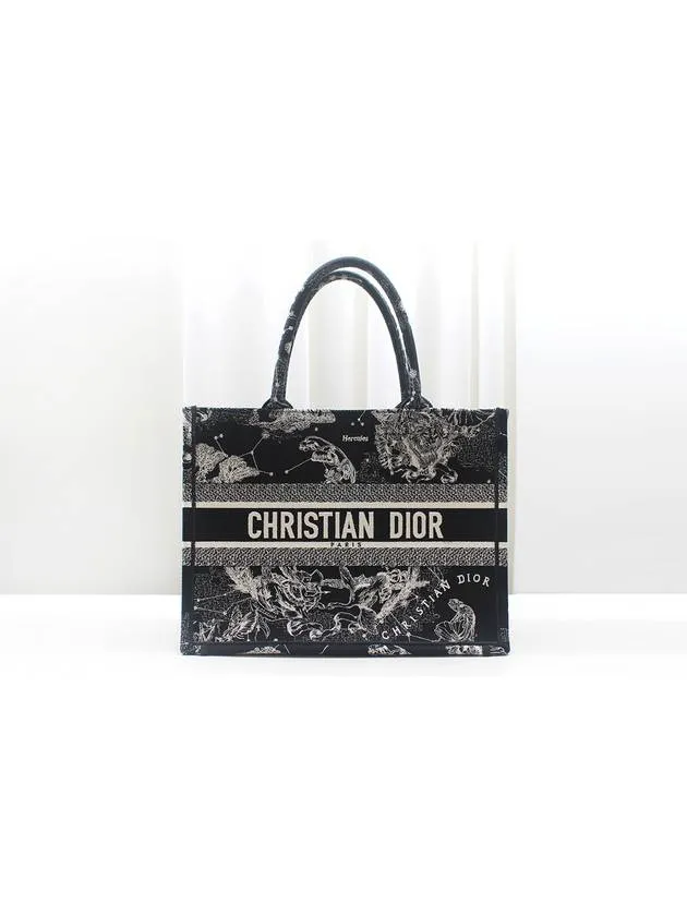 Book Tote Zodiac Black Medium M1296ZRHZ M06E