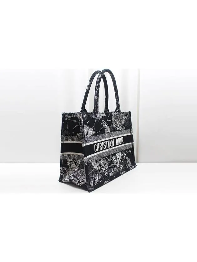 Book Tote Zodiac Black Medium M1296ZRHZ M06E