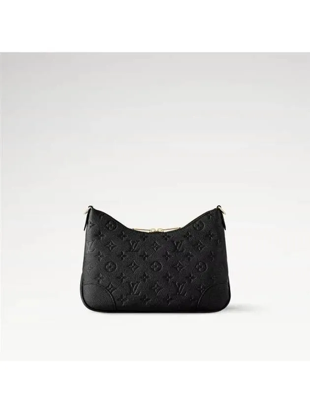 Boulogne Monogram Empreinte Shoulder Bag Black