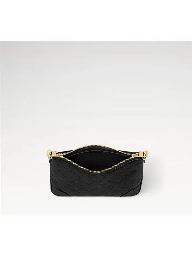 Boulogne Monogram Empreinte Shoulder Bag Black