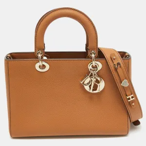 Brandy Leather Medium Lady D-Sire My ABCTote