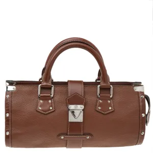 Brown Suhali Leather L'Epanoui PM Bag