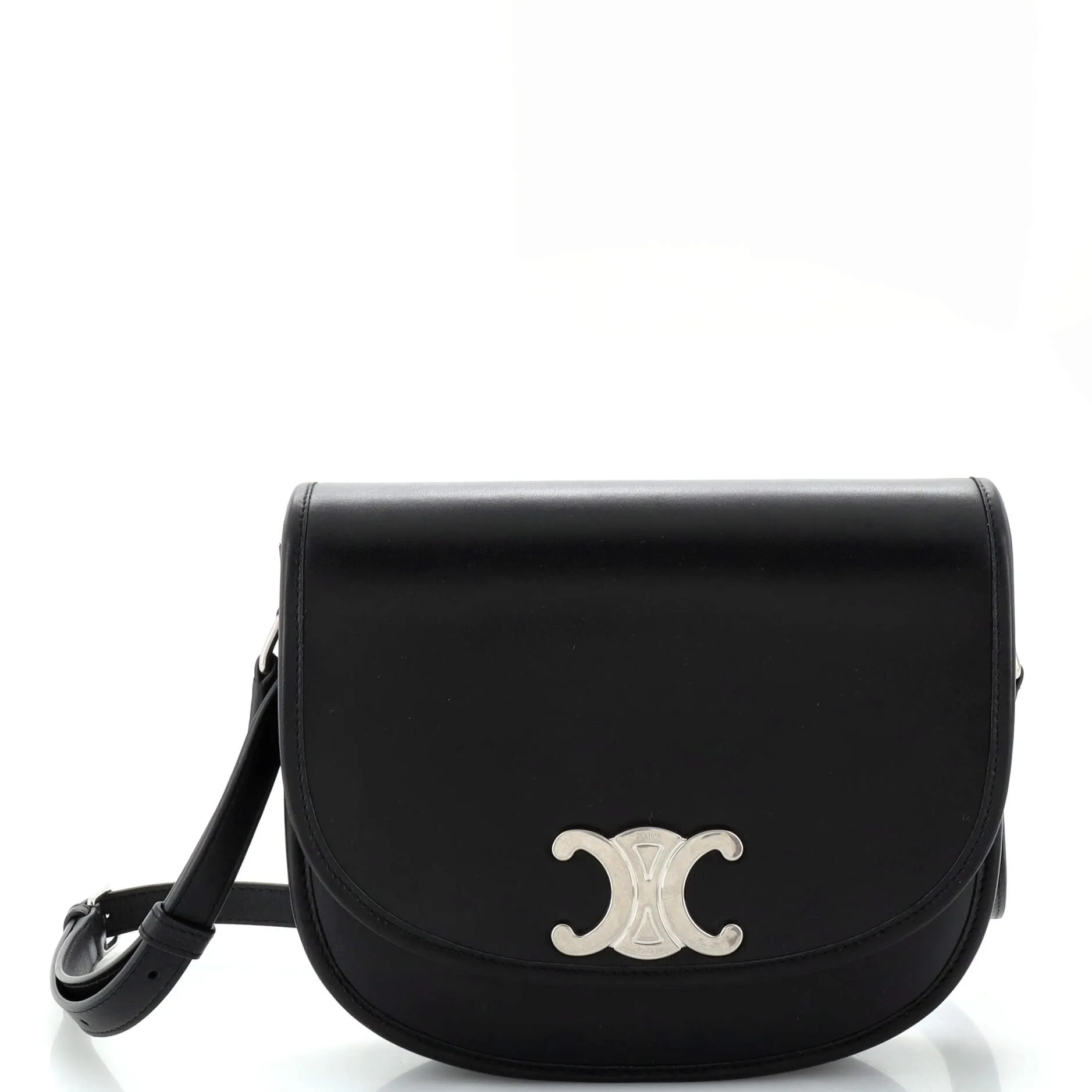 CELINE Besace Triomphe Shoulder Bag Leather Medium