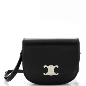 CELINE Besace Triomphe Shoulder Bag Leather Medium