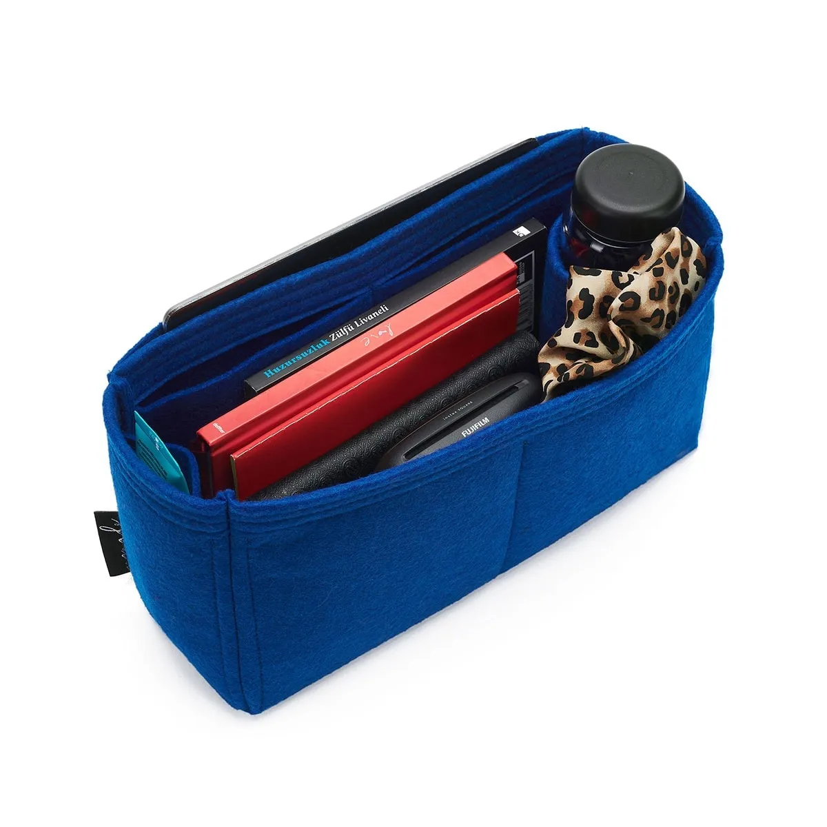 Chanel Deauville Canvas Tote Organizer Insert, Bag Organizer with Single Bottle Holder