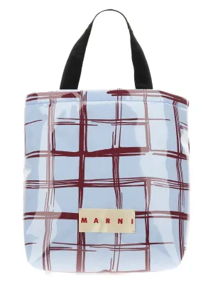 COATED CANVAS TOTE BAG