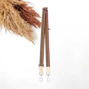 Consuela | Brown Slim Webbing Crossbody Purse Strap