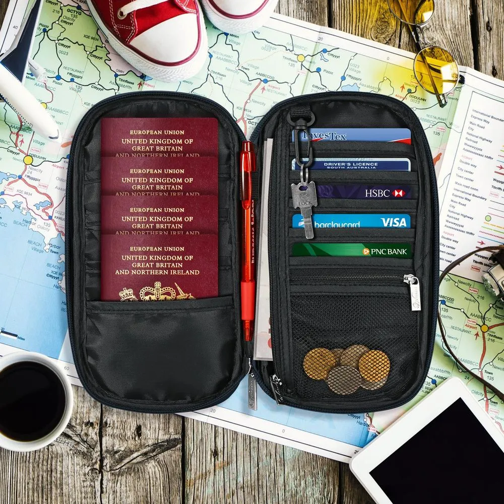 DELUXE PASSPORT ORG NAVY BLUE