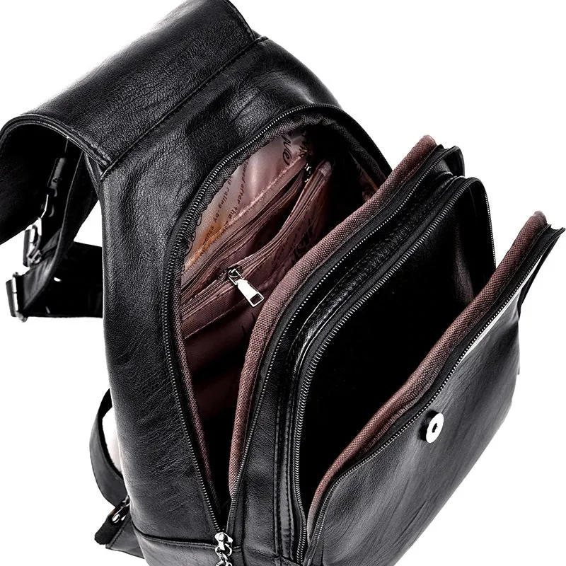 Designer Women's Leather Backpack