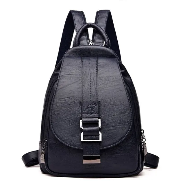 Designer Women's Leather Backpack