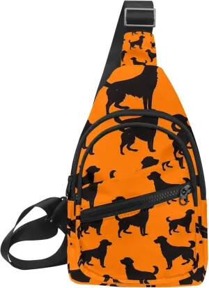Dogs (6) Sling Bag for Women Men Crossbody Shoulder Tote Blet Bags Backpack Fanny Pack Travel Purse