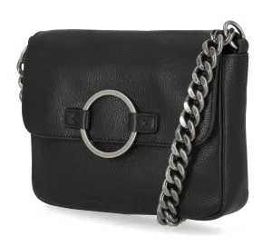 Harley-Davidson Women's Magnetic Flap Closure O Ring Pebble Leather Crossbody Purse MHW048