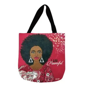 I Am Powerful Woven Tote Bag