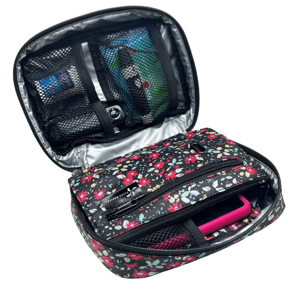 Insulated Diabetes Organizer- Flora