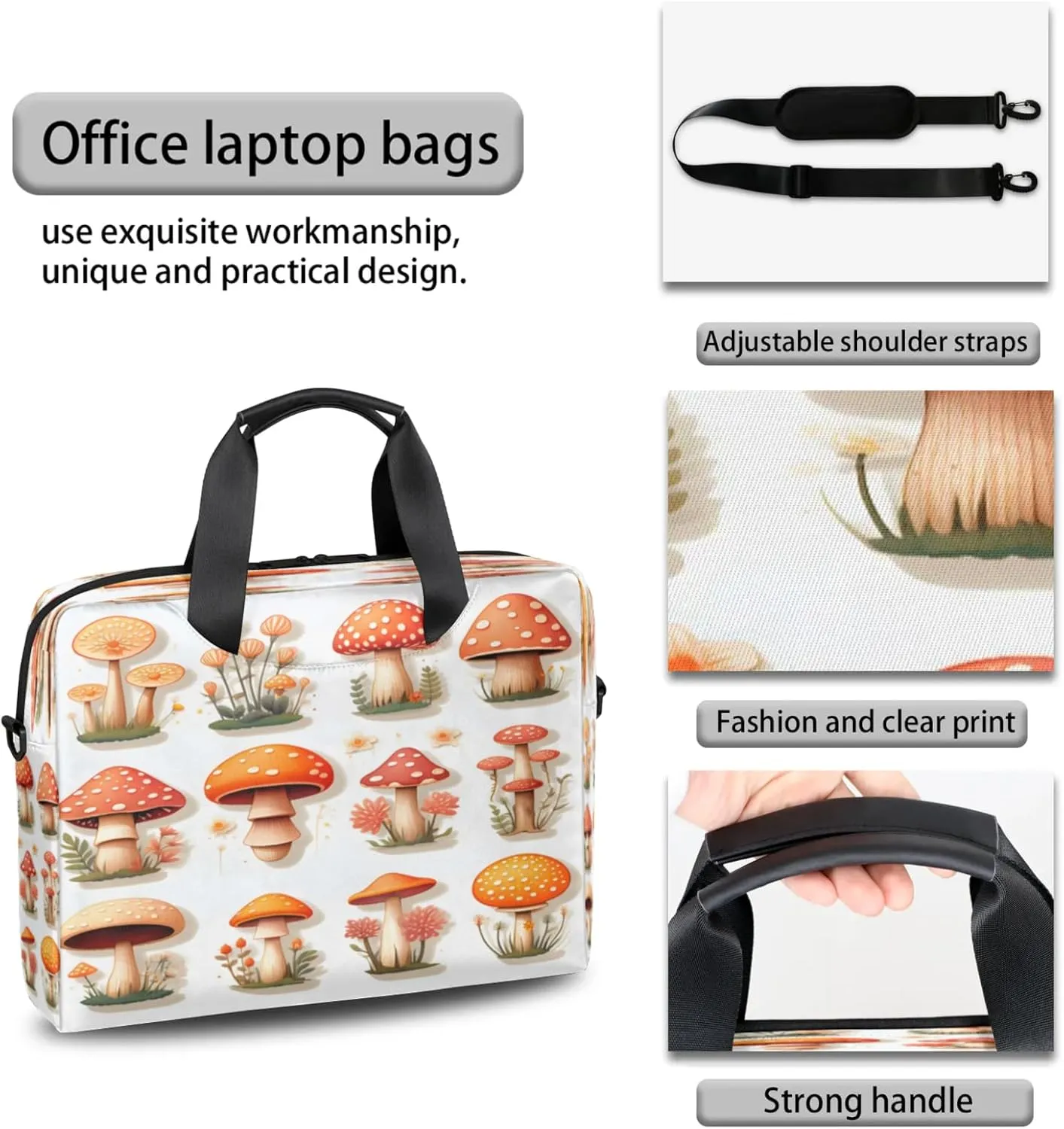 Laptop Carrying Case, Laptop and Tablet, Sleek Design, Water-Repellent Fabric, Business Casual, Casual Toploader