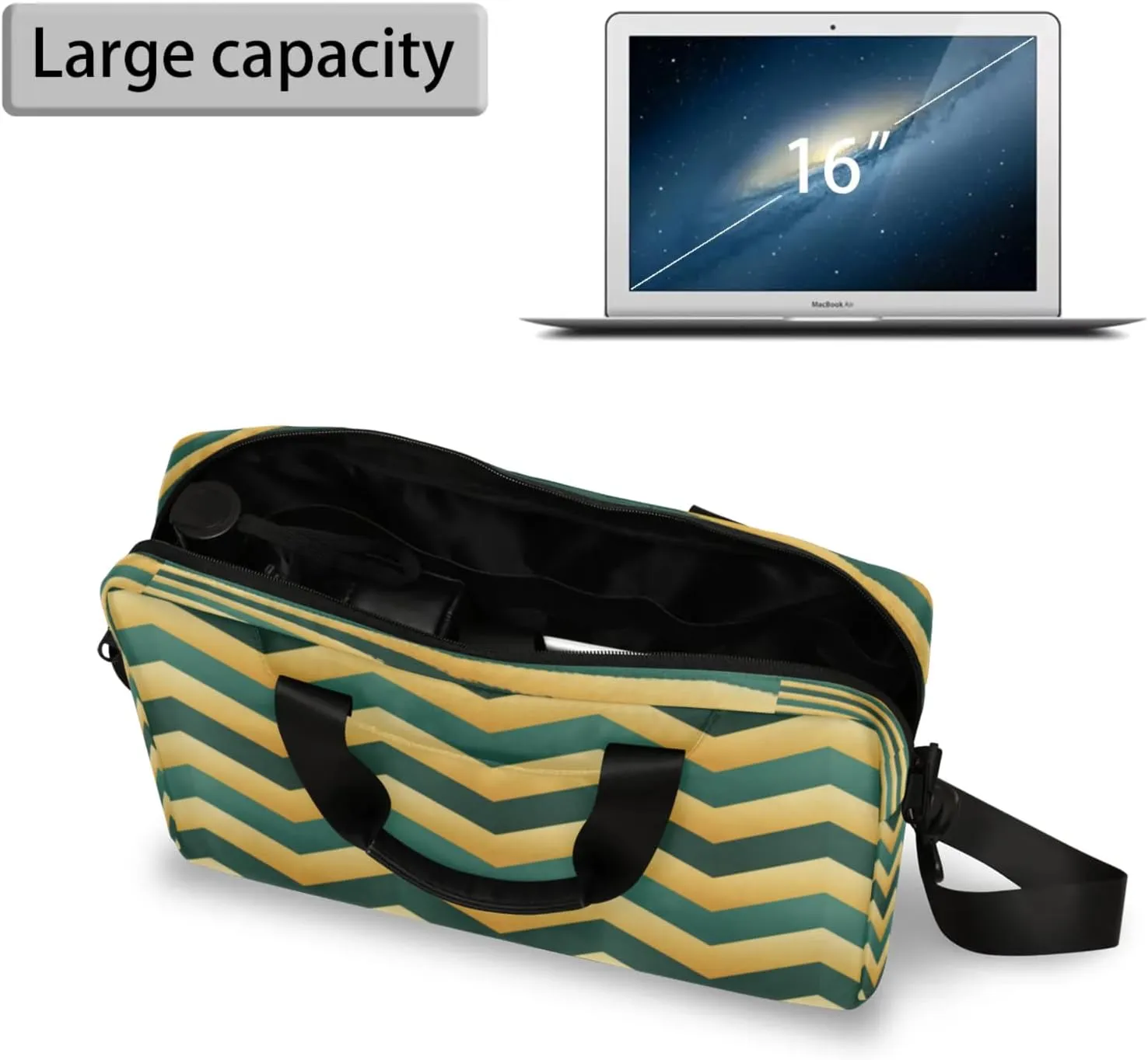 Laptop Carrying Case, Laptop and Tablet, Sleek Design, Water-Repellent Fabric, Business Casual, Casual Toploader