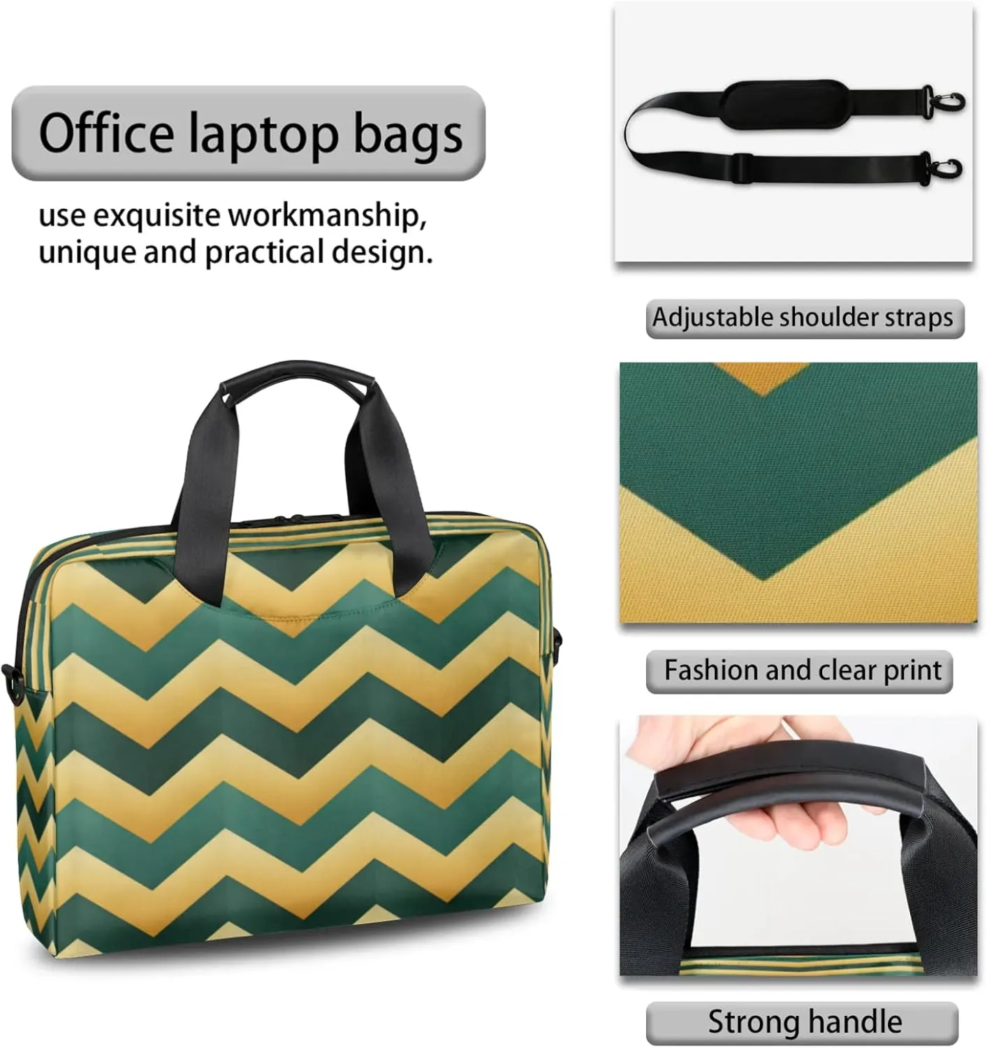Laptop Carrying Case, Laptop and Tablet, Sleek Design, Water-Repellent Fabric, Business Casual, Casual Toploader