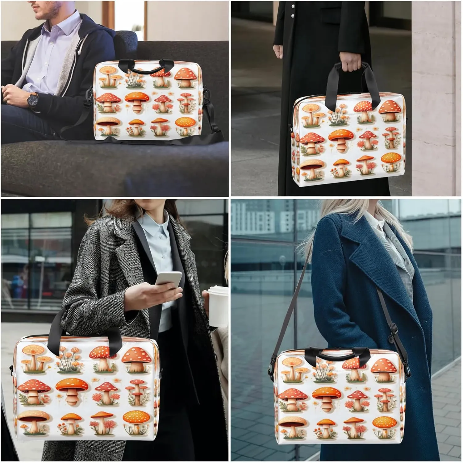 Laptop Carrying Case, Laptop and Tablet, Sleek Design, Water-Repellent Fabric, Business Casual, Casual Toploader