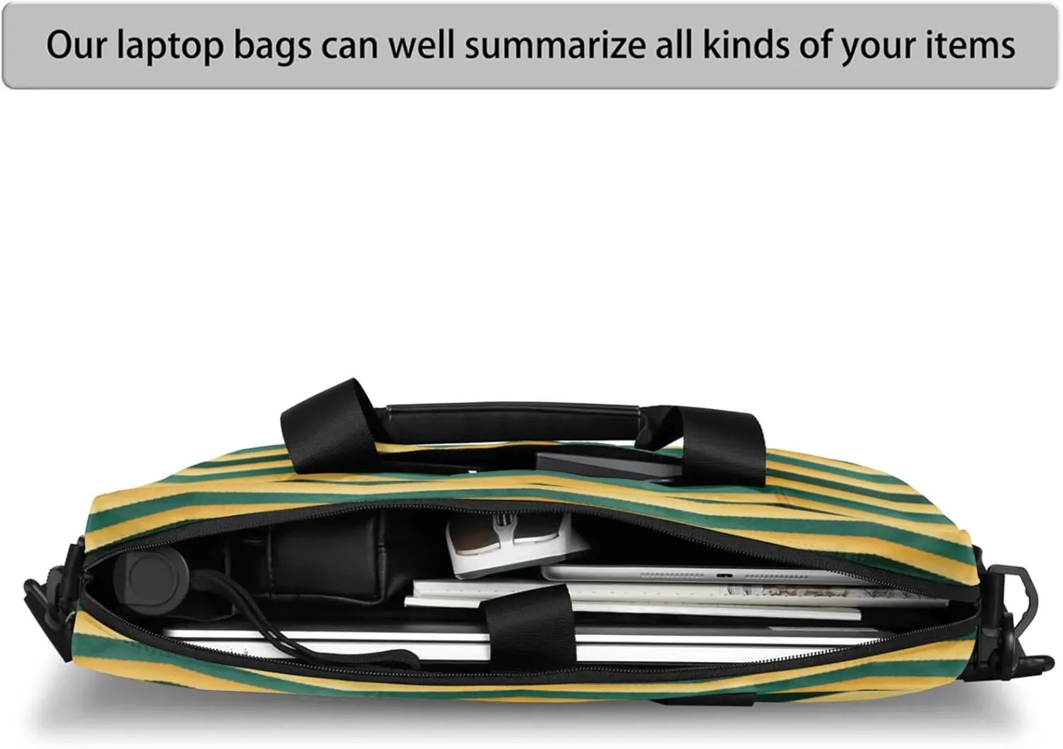 Laptop Carrying Case, Laptop and Tablet, Sleek Design, Water-Repellent Fabric, Business Casual, Casual Toploader