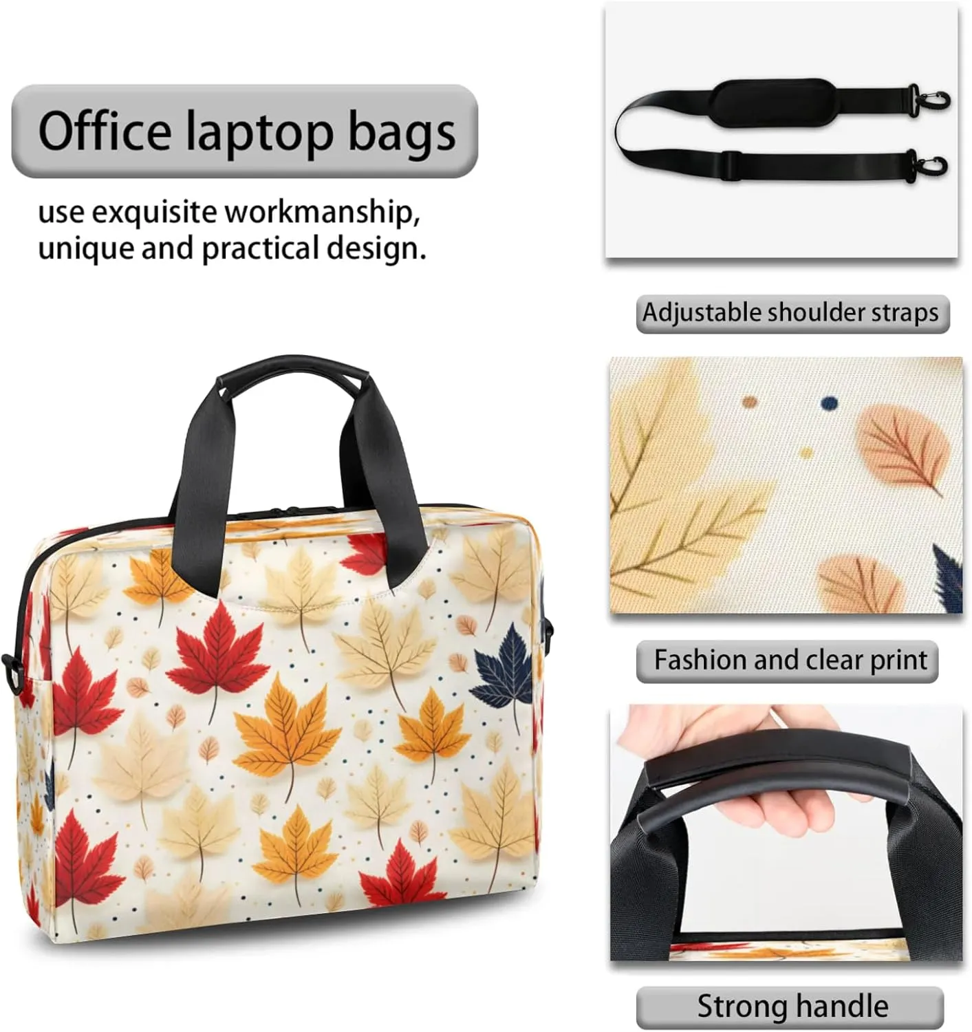 Laptop Carrying Case, Laptop and Tablet, Sleek Design, Water-Repellent Fabric, Business Casual, Casual Toploader