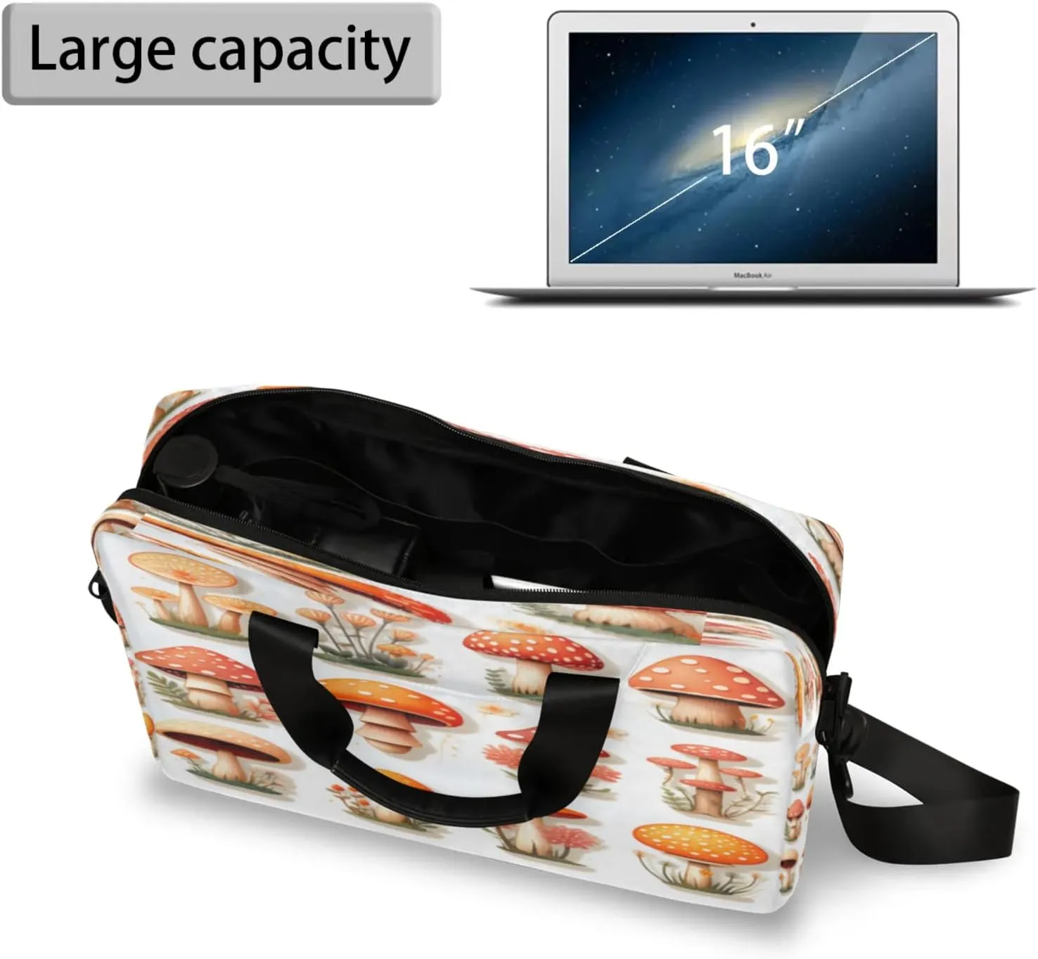 Laptop Carrying Case, Laptop and Tablet, Sleek Design, Water-Repellent Fabric, Business Casual, Casual Toploader