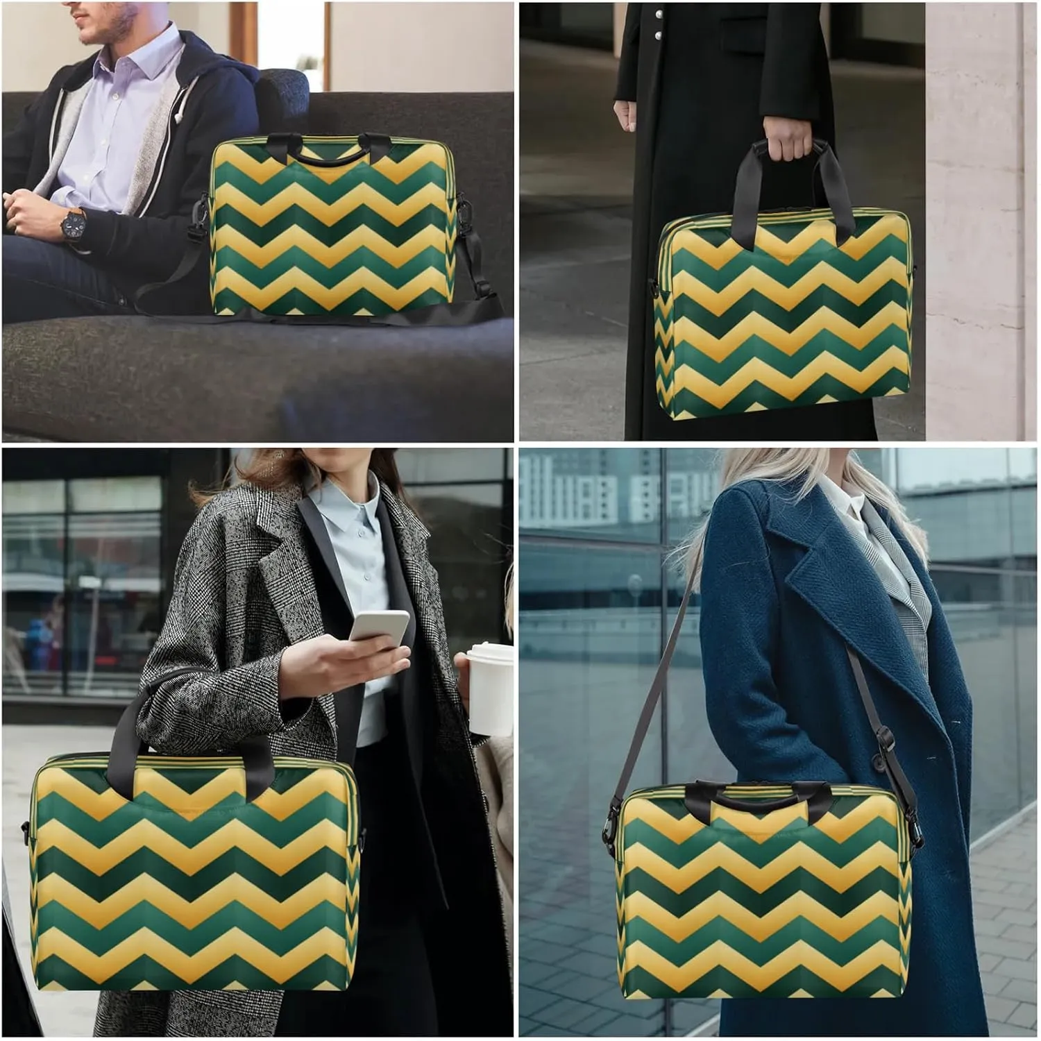 Laptop Carrying Case, Laptop and Tablet, Sleek Design, Water-Repellent Fabric, Business Casual, Casual Toploader