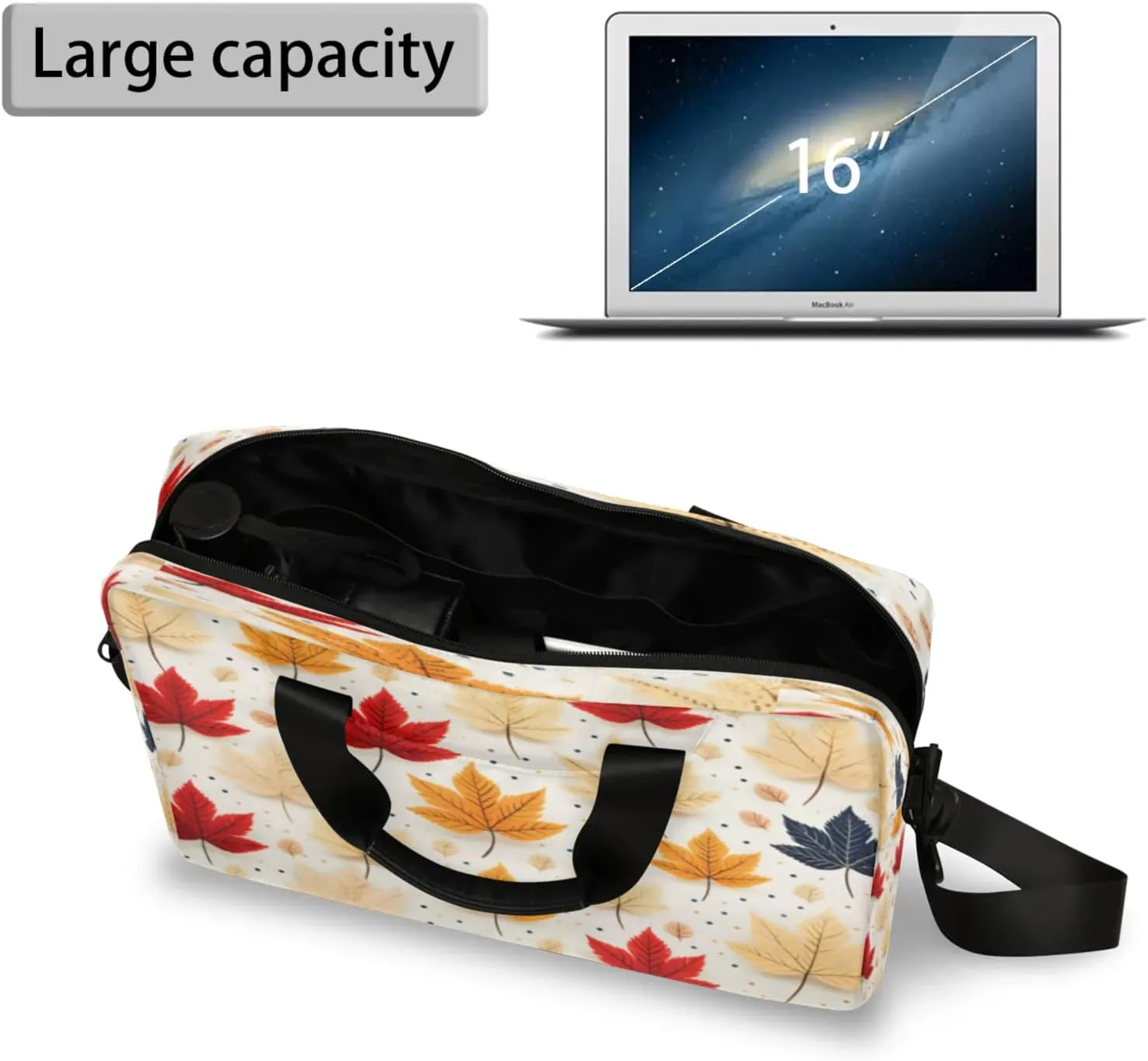Laptop Carrying Case, Laptop and Tablet, Sleek Design, Water-Repellent Fabric, Business Casual, Casual Toploader