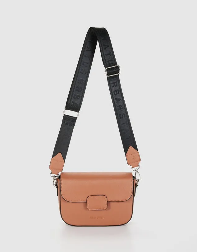 MADDISON Flap Crossbody Bag Saddle