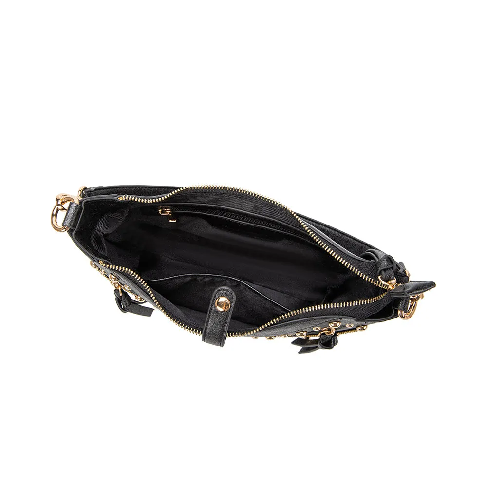 Maeve Black Recycled Vegan Shoulder Bag - FINAL SALE