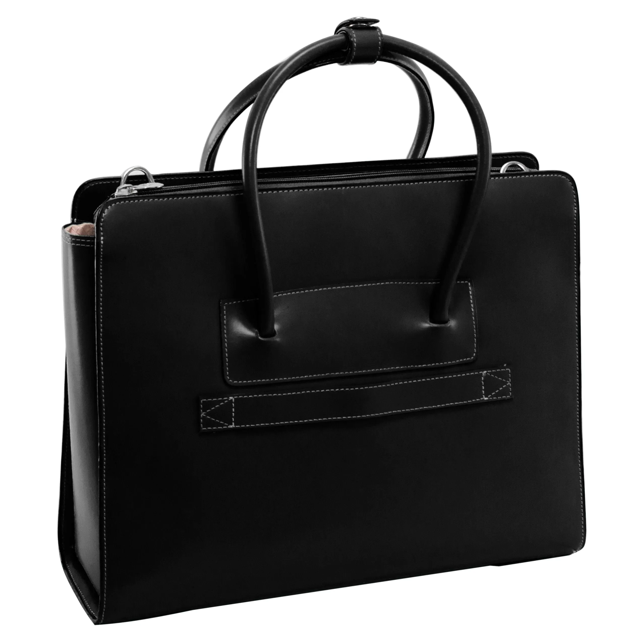 McKlein LAKE FOREST 15" Leather Laptop Briefcase
