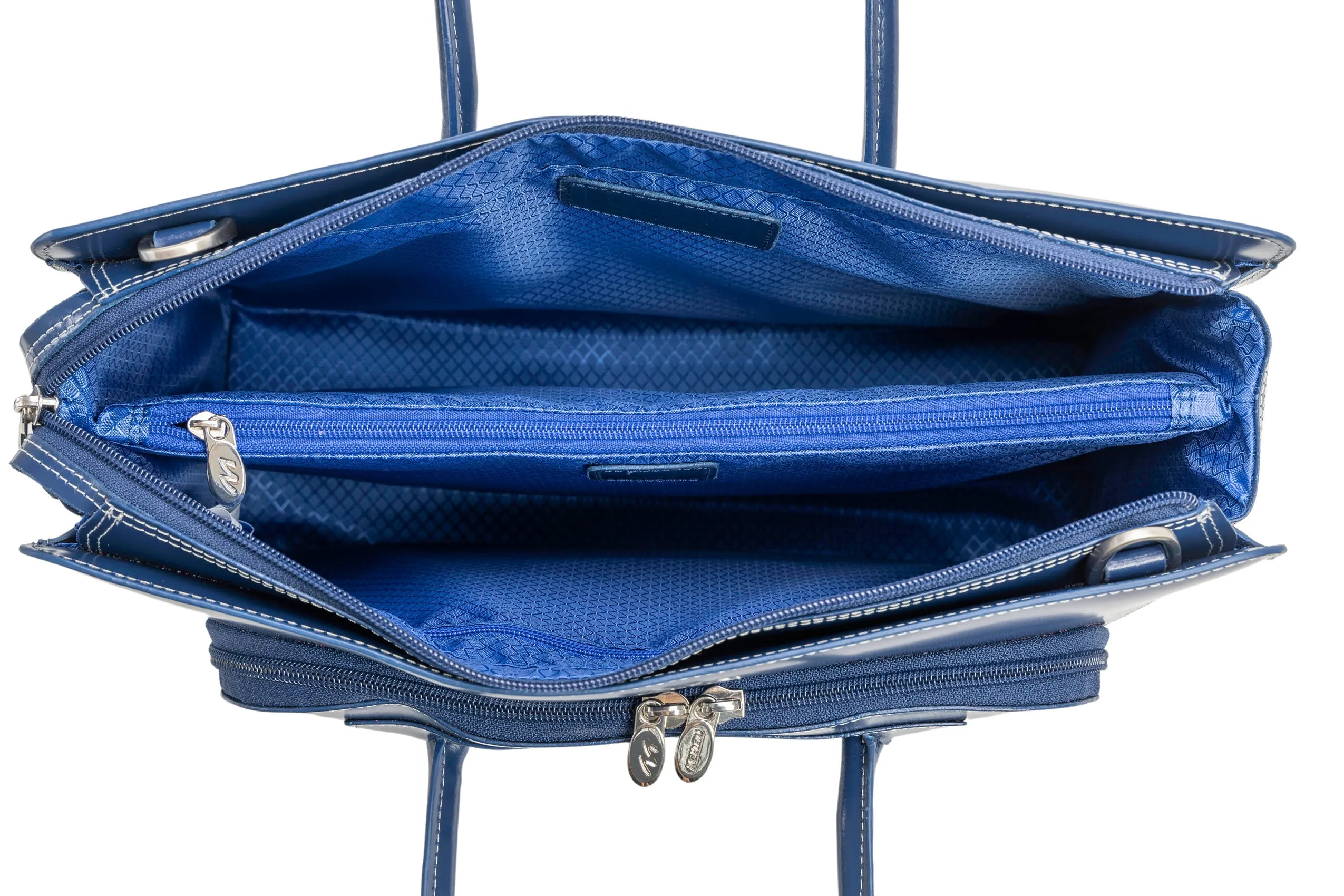 McKlein LAKE FOREST 15" Leather Laptop Briefcase