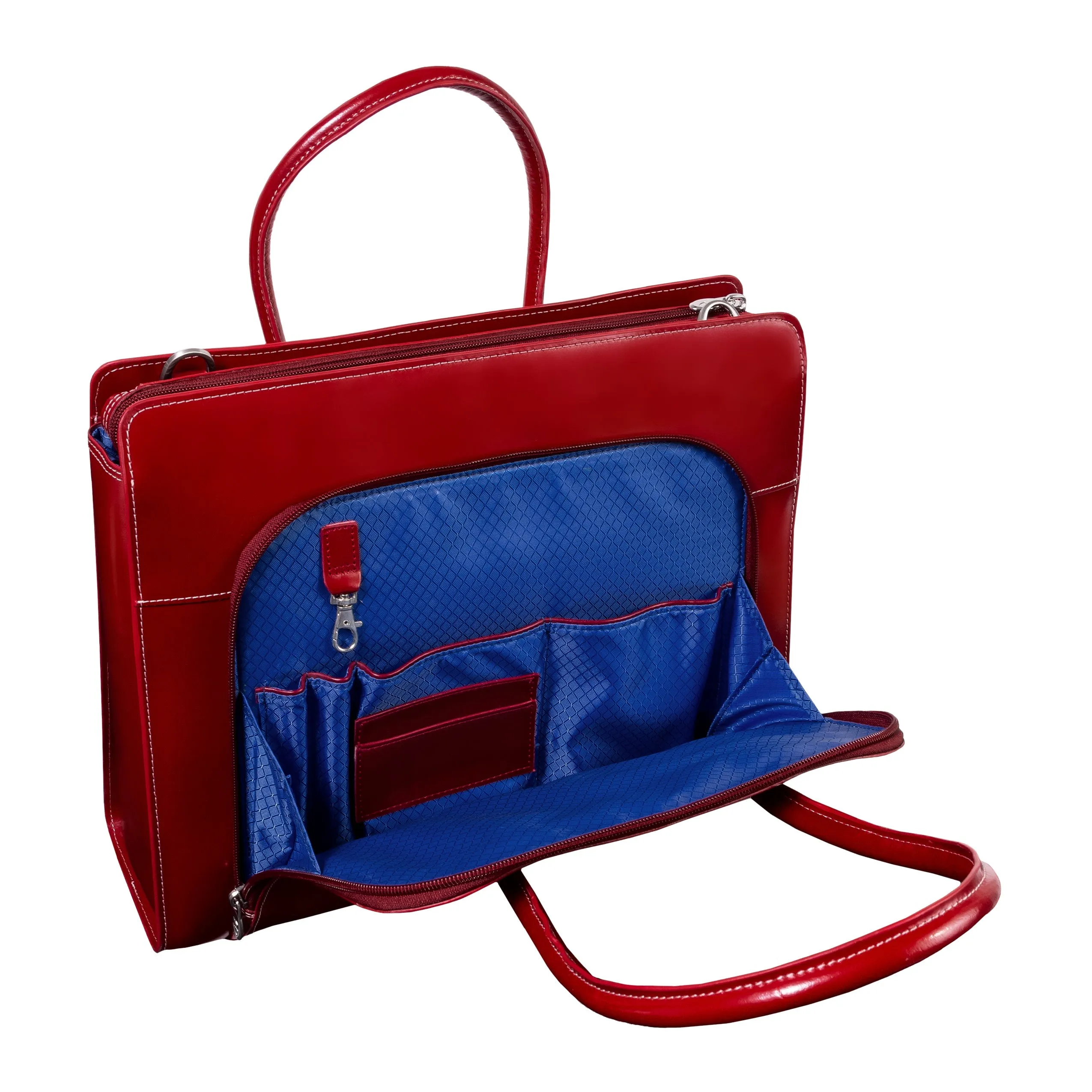 McKlein LAKE FOREST 15" Leather Laptop Briefcase