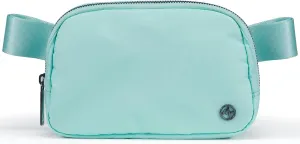 Pander Belt Bag for Women, Fashion Waist Packs, Crossbody Bags, Everywhere Belt Bag with Adjustable Strap (Pale Turquoise).