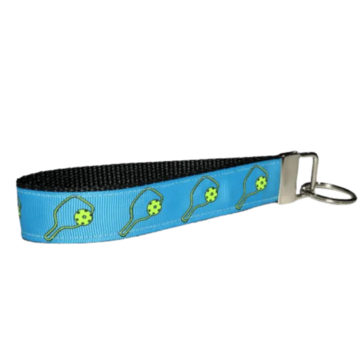 Pickleball Keychain, Choice of Size and Color