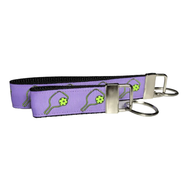 Pickleball Keychain, Choice of Size and Color