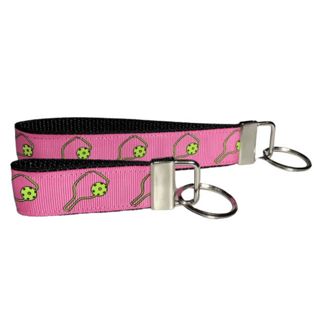 Pickleball Keychain, Choice of Size and Color