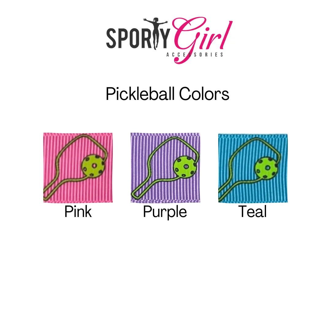 Pickleball Keychain, Choice of Size and Color