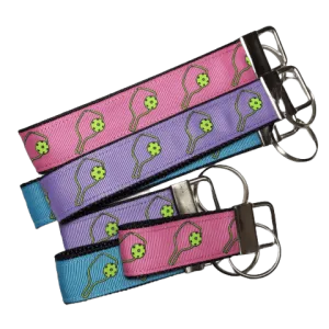 Pickleball Keychain, Choice of Size and Color