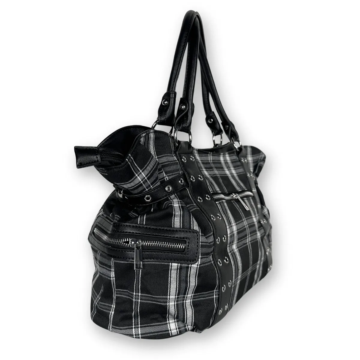 Punk Plaid Shoulder Bags & Crossbody Bag