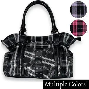 Punk Plaid Shoulder Bags & Crossbody Bag