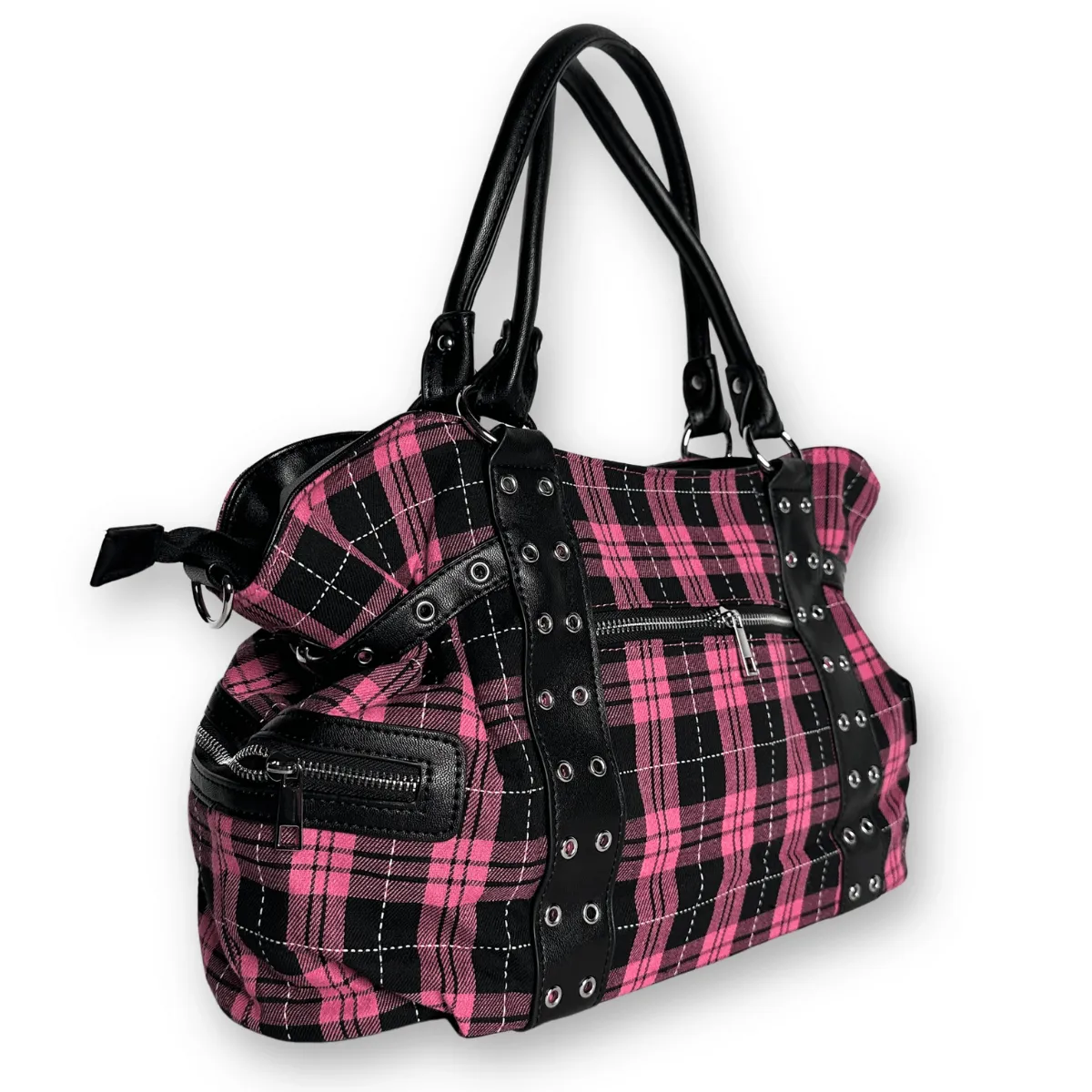 Punk Plaid Shoulder Bags & Crossbody Bag